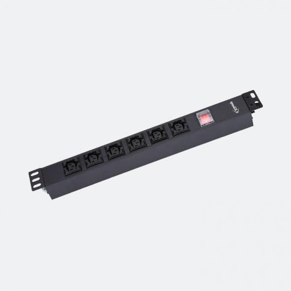 IEC C13 6位10A+总开关PDU